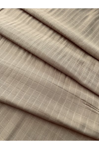 zeinapp 100% Organic Cotton Double Layer Plain Muslin Fabric 100Cmx170Cm