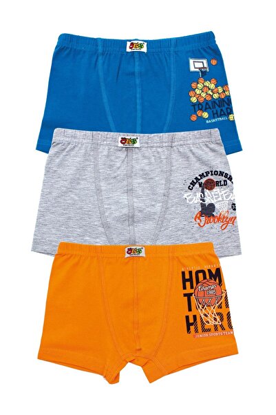 Öts Αγόρια Μπόξερ Τριπλό Συσκευασία με στάμπα (96% βαμβάκι - 4% ελαστάνη)