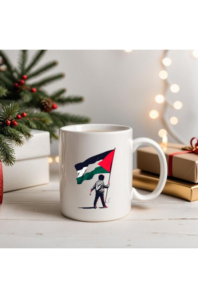 ALPŞAN TİCARET كوب فلسطين الحرة، كوب بتصميم فلسطين الحرة