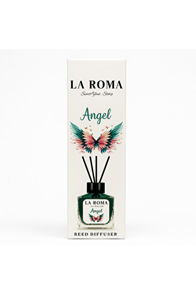 LaRoma Reed Diffuser with scented sticks La Roma Angel, 130 ml, aroma diffuse...