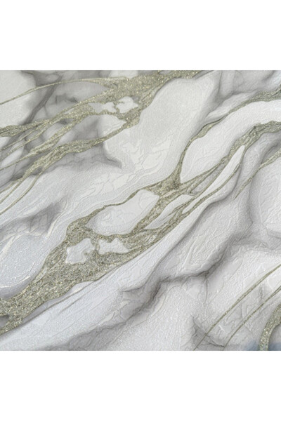 MallDeco Tapet modern pentru dormitor, gri texturat, model Barbara