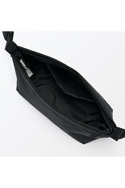 Muji Recycled Polyester Shoulder Bag with Wide Strap