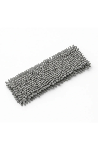Kovar Chenille Multipurpose Wet Dry Flat Sweeper Microfiber Mop Refill- Gray