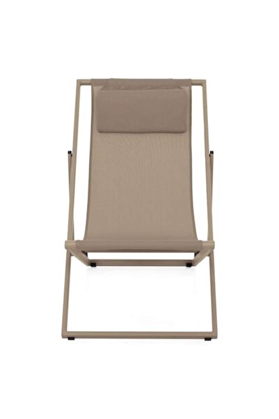 Maison Mex Scaun relaxare gradina/terasa, BEACH, L.100.5 l.60 H.93.8/34 cm, bej
