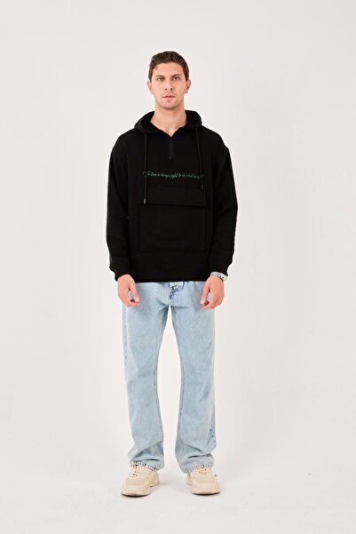 Rocqerx X-4005 Hooded Half-Zip Sweatshirt