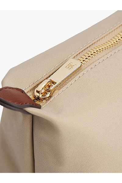 Tommy Hilfiger Th Icon Kadın Bej Washbag
