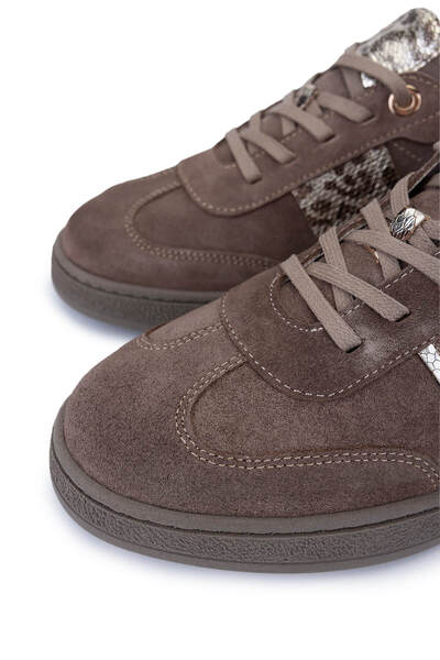 Tamer Tanca Kadın Hakiki Deri Kahverengi Sneakers & Spor Ayakkabı