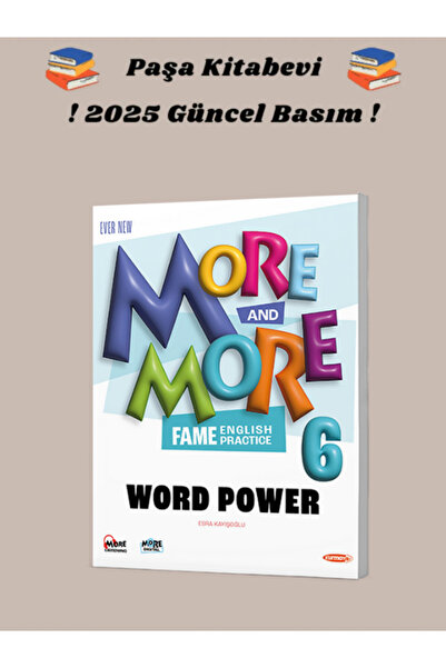 Fenomen Yayıncılık More And More 6. Sınıf Englısh Word Power Kelime Bankası