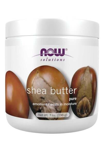 Now Solutions مرطب زبدة الشيا النقية - شفاف - 198 جرام