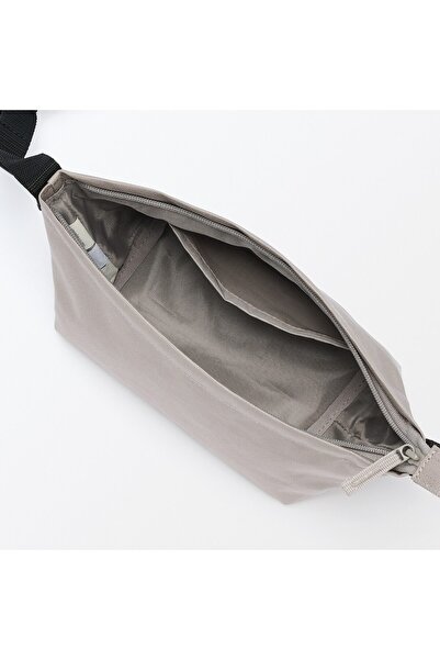 Muji Recycled Polyester Shoulder Bag with Wide Strap
