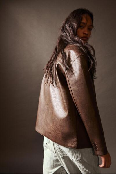 Pull & Bear Suni deri ceket