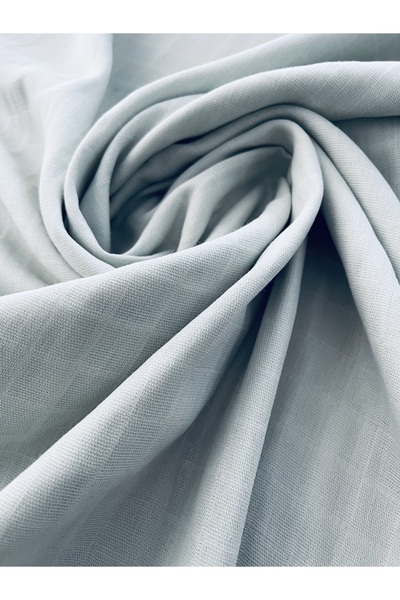zeinapp 100% Organic Cotton Double Layer Plain Muslin Fabric 100Cmx170Cm