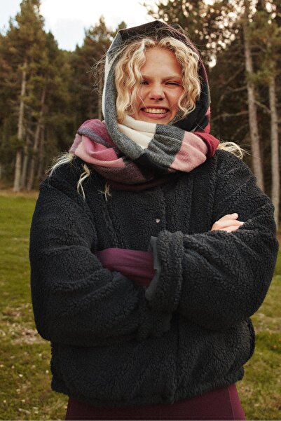 Stradivarius Çift Taraflı Suni Yünlü Kapitone Ceket