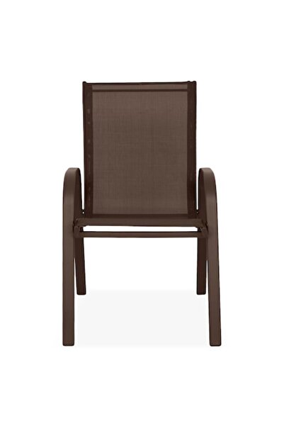 Maison Mex Scaun de grădină/terasă, BASIC, L.54 L.73.5 H.90.5, maro