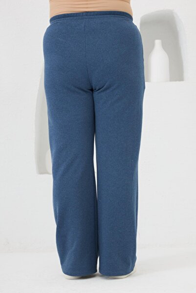 RMG Φαρδιά φόρμα με φαρδύ πόδι σε μπλε χρώμα