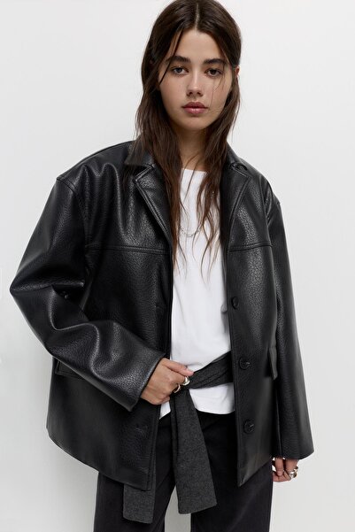 Pull & Bear Suni deri ceket