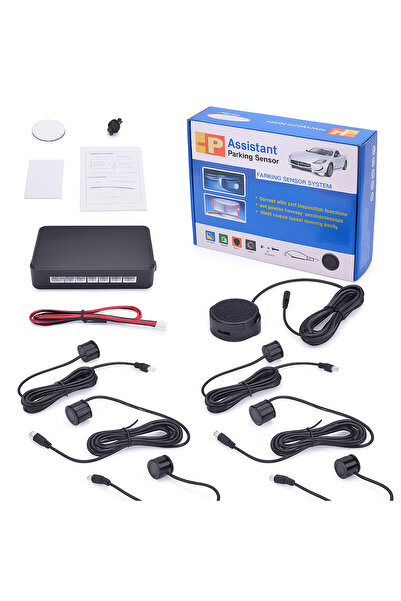 LEIHMANN Senzori de parcare spate cu ecran LCD, LED-uri si avertizare sonora