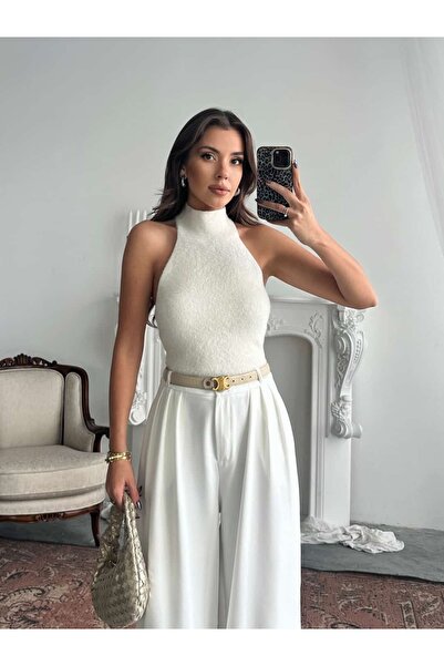 mydukkan.co بلوزة صياد السمك ذات الأكمام الصفرية