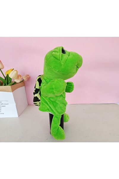 Flippy Hand Puppet, Plush, 25 x 10 x 8 cm, Frog Model, Green