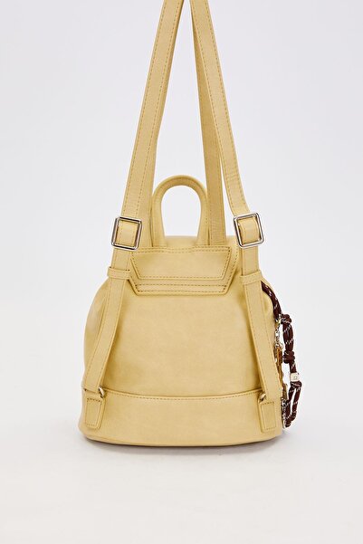 Levidor Green Charm Accessory Detailed Shoulder Bag