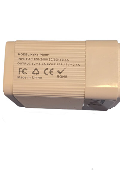 OEM 30W Fast Charge PD 3.0 + QC 3.0 Charger with USB-C Cable Included, White