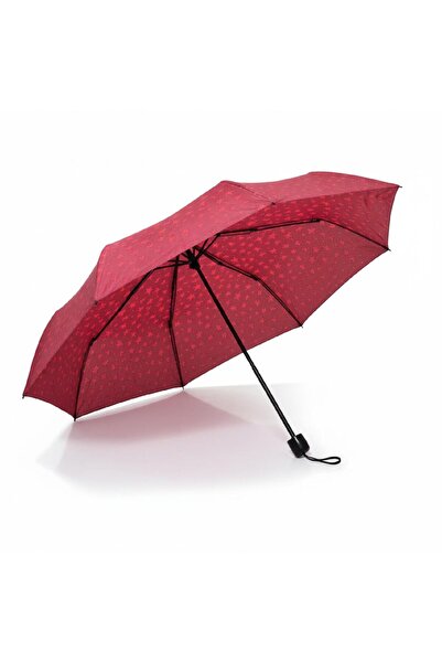 CCL Manuel Kısa 8 Telli Pongee Kumaş Desenli Şemsiye (103G-4) GKH