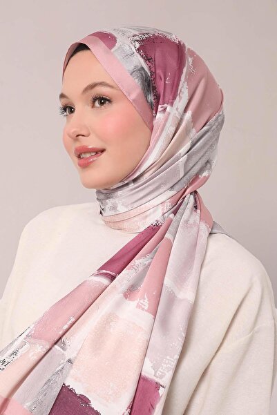 Levidor Yavruağzı Checkerboard Pattern Twill Shawl