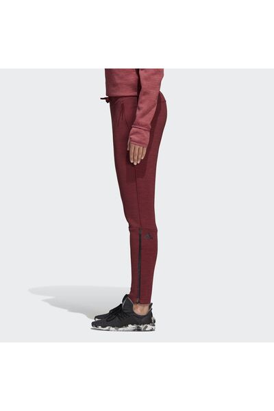 adidas Women's ZNE Performance Pants, Climalite, Red, XS