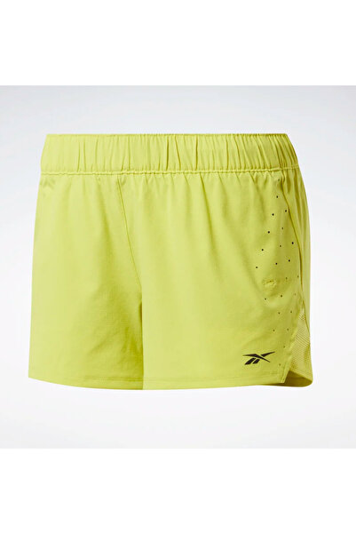 Reebok Women's Training Shorts, Breathable Polyester, Speedwick Technology, Green, Size L