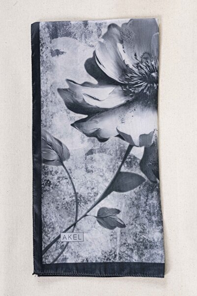 Akel Ψηφιακό κρυστάλλινο μοτίβο κασκόλ 95x95 – Παστέλ μοτίβο-4