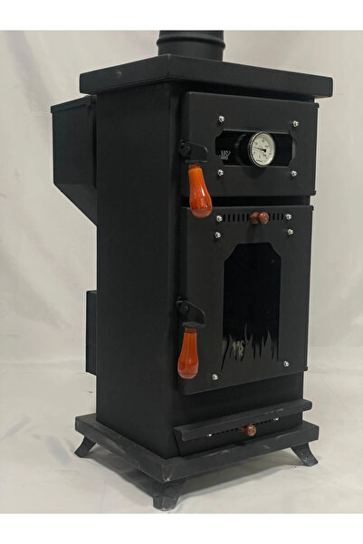 MS PELET MO02 Manuel Mini Fırınlı Kuzine Tipi Pelet Soba