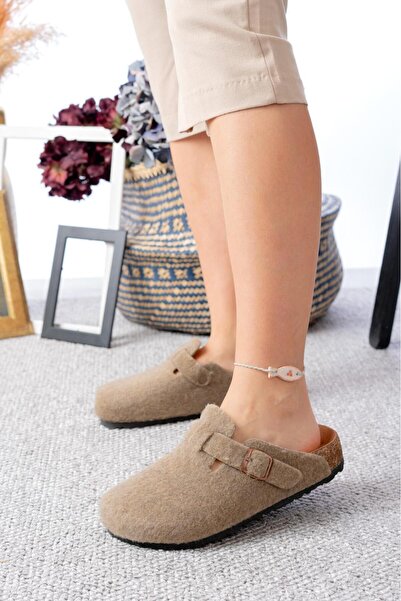 SBronze شباشب منزلية يومية للجنسين مغلقة من الأمام بنعل من الفلين ومبطن بالصو...