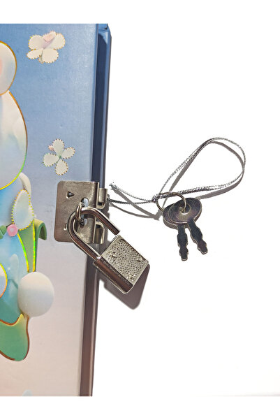 Limmy Cute Girl Diary Notebook (Journal) with Lock 80 Sheets - Green Girl