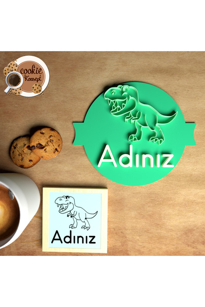 CookieKonsept Kişiye Özel İsimli Damga Kalıbı – Kurabiye, Fondant, Pasta ve H...