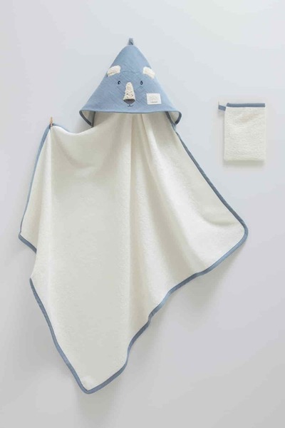 Caramell منشفة أطفال محبوكة من ليتل إيمو بيسك بير مقاس 82x90