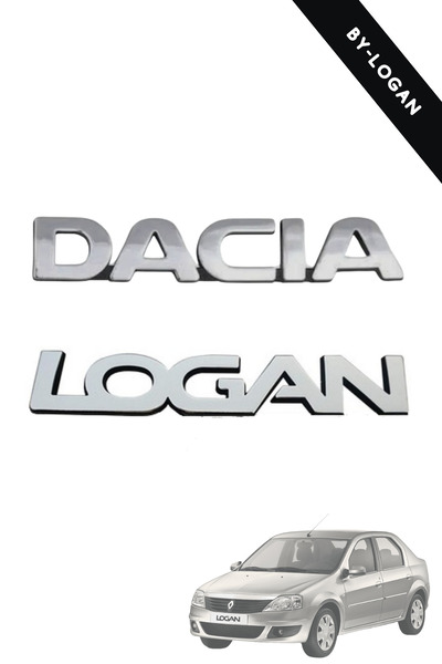 MEFAUTO مجموعة شعارات لصندوق السيارة الخلفي لسيارات داسيا ولوجان، طقم من قطعتين