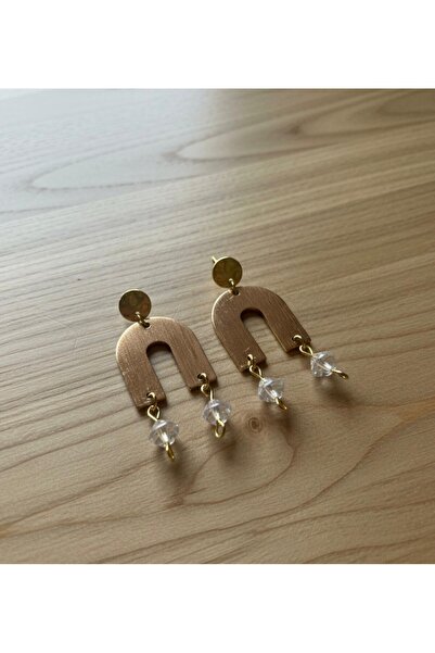 Lorys Boutique Handmade stainless steel earrings with Arcade and beads