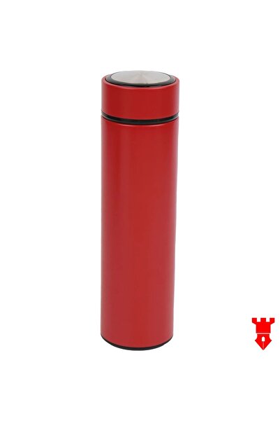 KALE PROMOSYON TERMOS 500 ML KAMP OKUL İŞ SPOR SUS-304 PASLANMAZ ÇELİK TERMOS ÇİFT KATMANLI SÜZGEÇLİ