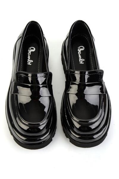 Bambi Siyah Kadın Loafer Ayakkabı K01188050308