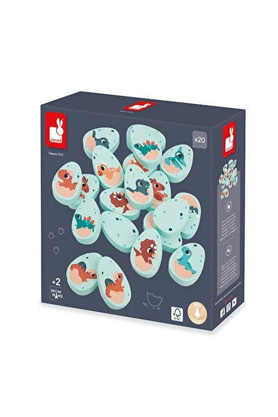 Janod Memory Game - Dino, 20 Pieces