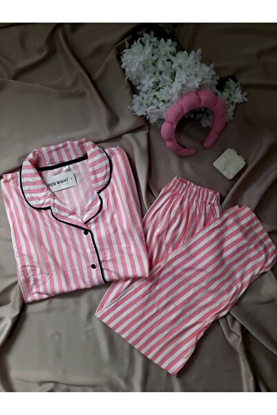 UMEstyle GOODNİGHT Homewear ViskoZ 2li Pijama Takımı