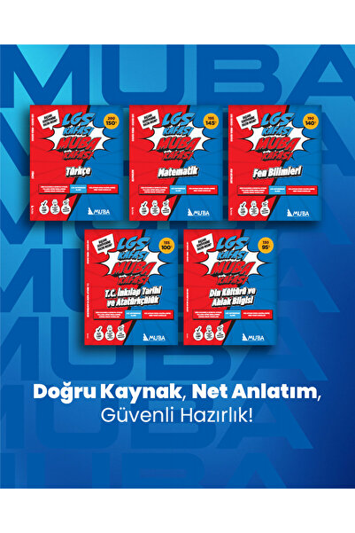 Muba Yayınları LGS KAFASI - MUBA KAFASI Soru Bankası Set.