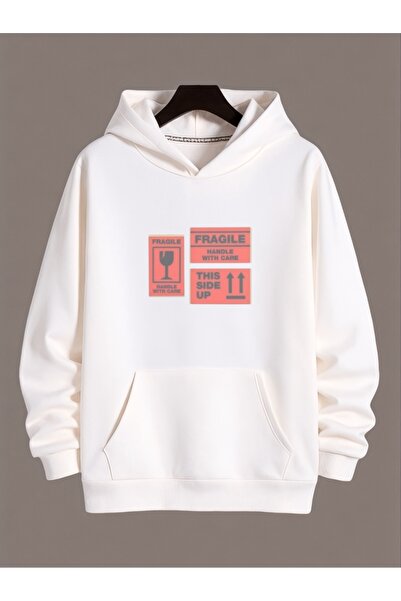 ArtYus Φούτερ Unisex Unbreakable Label Πολύχρωμο Ειδικό με τύπωμα Βαμβακερό o...