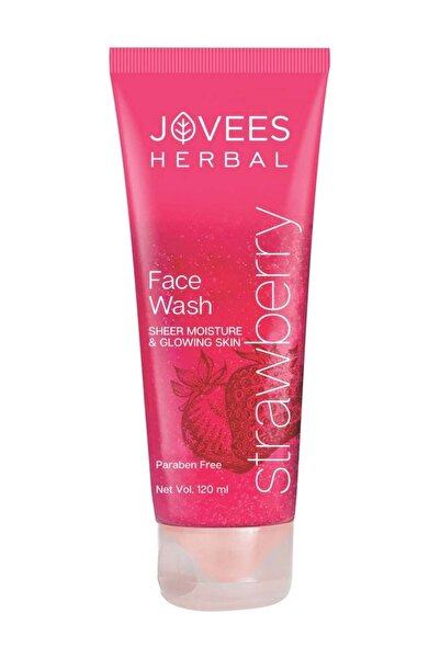 Jovees غسول الوجه العشبي بخلاصة الفراولة | للبشرة العادية إلى الجافة | للنساء...