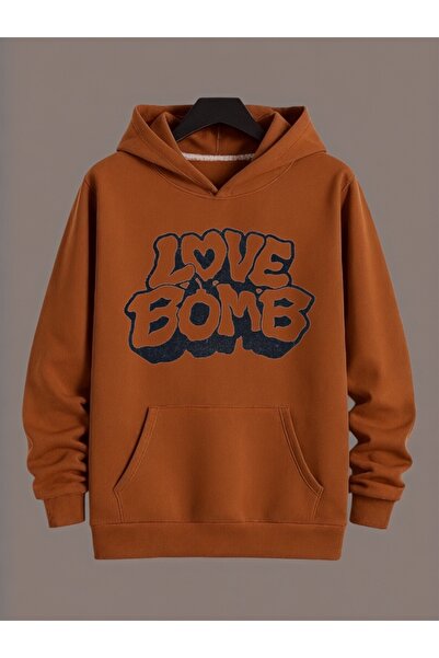 ArtYus Unisex Love Bomb Colorat Special cu imprimeu Bumbac supradimensionat c...