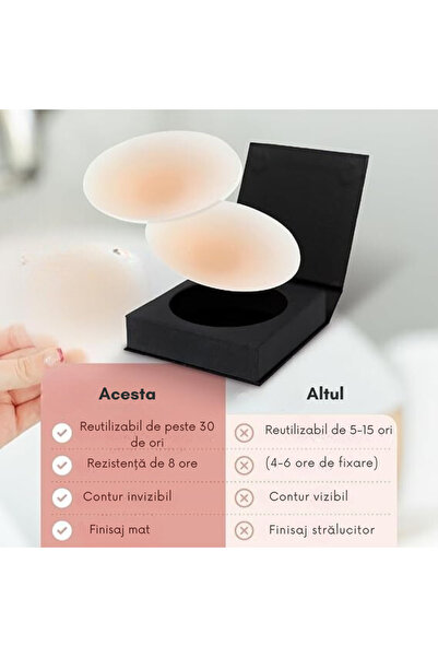 Nippo non-adhesive luxury nipple covers Pastile pentru mamelon, Autoadezive R...