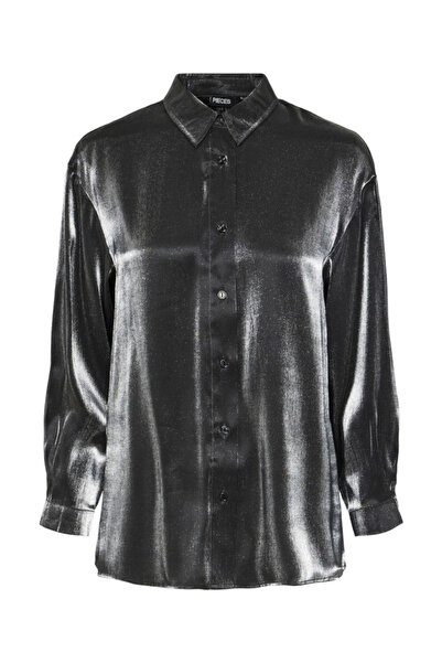 PIECES Pieces shirt, gray