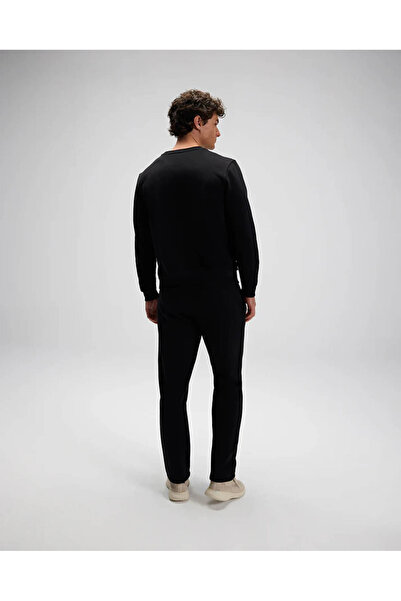 Ellesse Μαύρο ανδρικό παντελόνι Em700