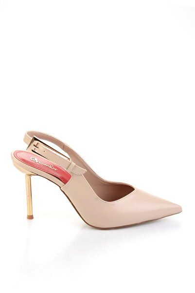 Bambi Bej Kadın Abiye Ayakkabı K01209111109