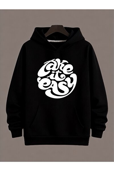 ArtYus Unisex Take It Easy Colorat Special cu imprimeu Bumbac supradimensiona...